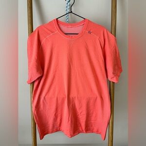 lululemon athletica Men's Vibrant Coral metal vent tech tee